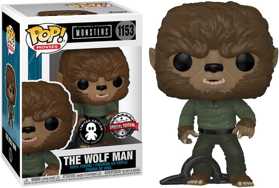Funko POP! Movies: Universal Studios Monsters - Hombre Lobo (The Wolf Man) Funko POP! Movies: Universal Studios Monsters - Hombre Lobo (The Wolf Man)